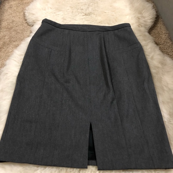 Express Design Studio Grey Pencil Skirt Size 4 - Picture 3 of 3